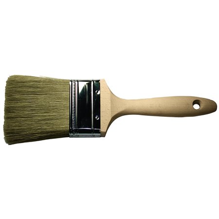 PFERD 3" Wall Paint Brush, Natural Bristle Bristle, Wood Handle 89725